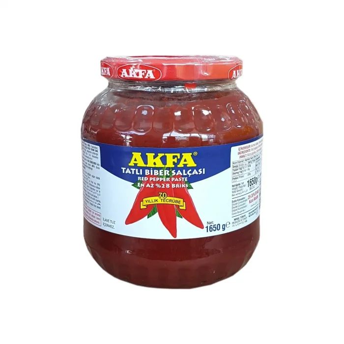 Akfa Biber Salça Tatlı 1650 Gram