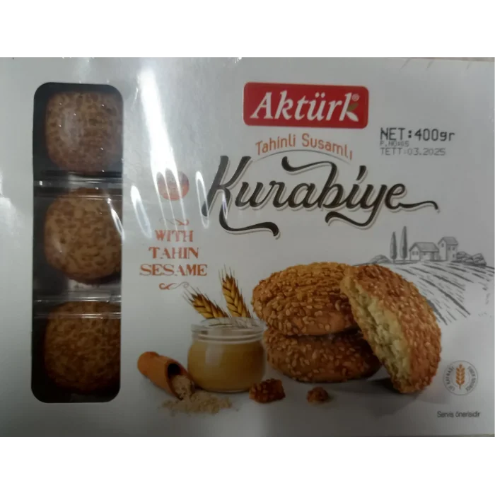 Aktürk Kurabiye Tahin Li Susa Mlı 400 Gram