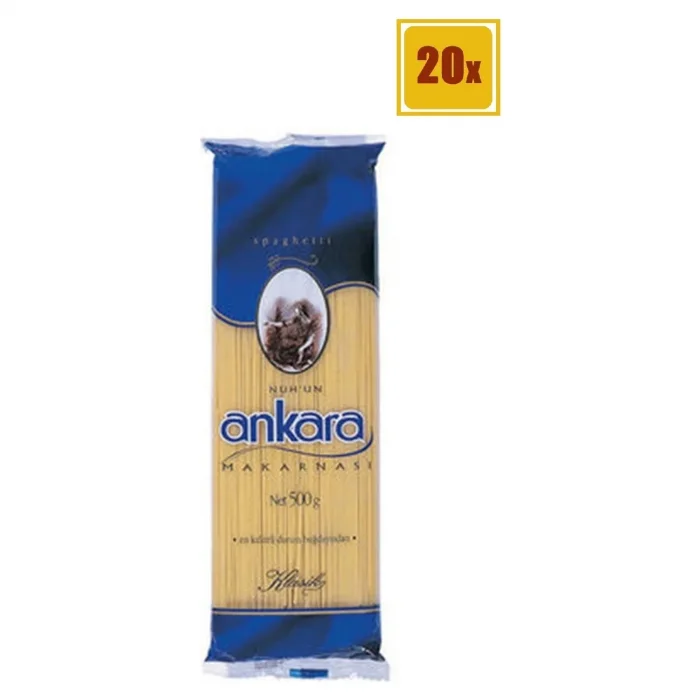 Ankara Makarna Çubuk 500 Gram  x 20 Adet