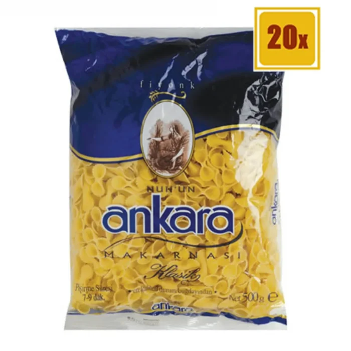 Ankara Makarna Fiyonk 500 Gram x 20 Adet