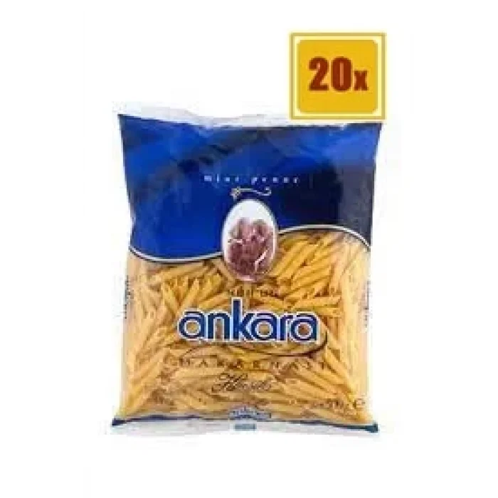 Ankara Makarna Penne 500 Gram  x 20 Adet