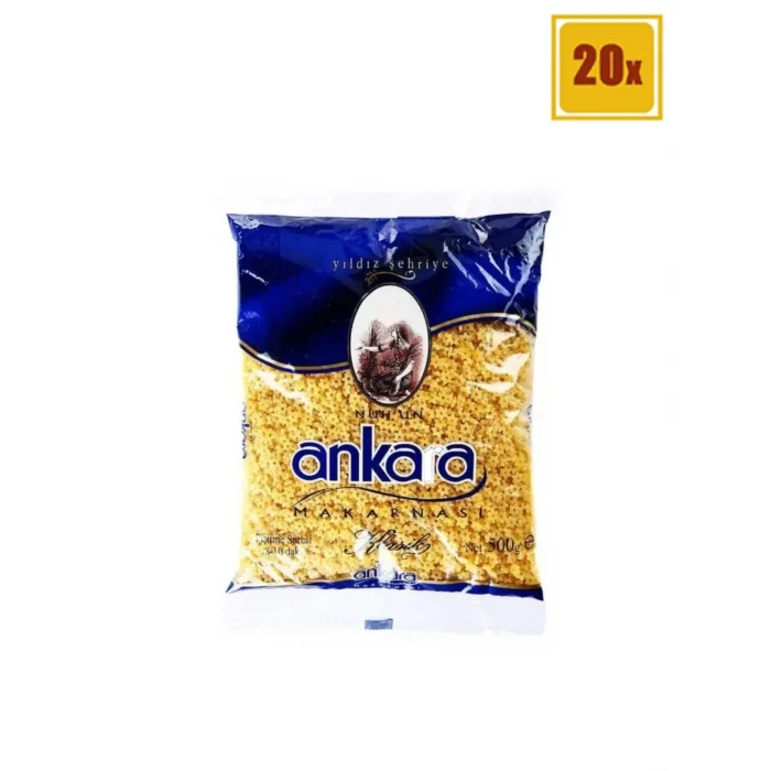Ankara Makarna Yıldız Şehriye 500 Gram  x 20 Adet