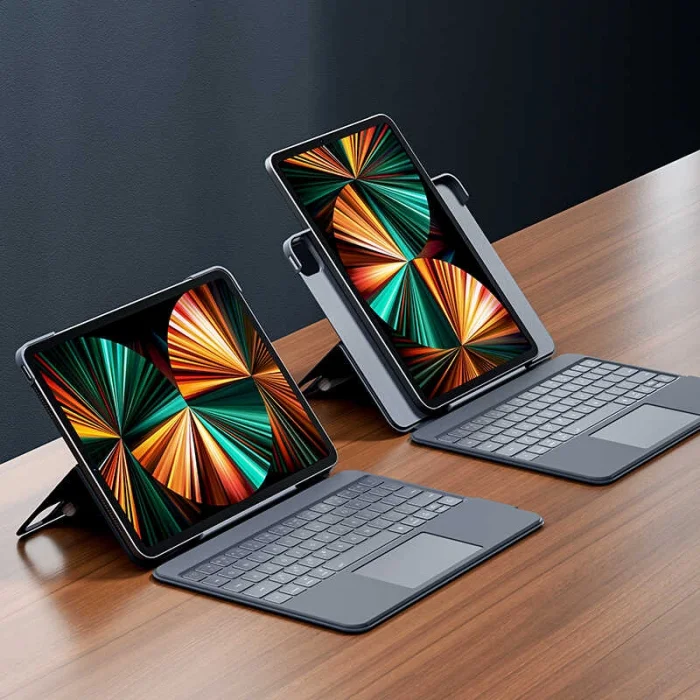 Apple iPad Pro 12.9 2022 M2 Benks KB02 Kablosuz Klavyeli Kılıf