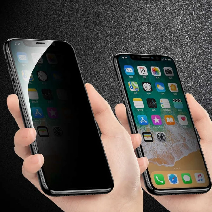 Apple iPhone 11 Pro Max Zore Anti-Dust Privacy Temperli Ekran Koruyucu