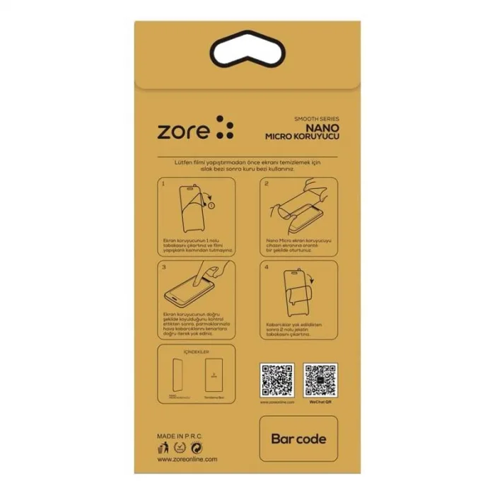Apple iPhone 11 Pro Max Zore Nano Micro Temperli Ekran Koruyucu