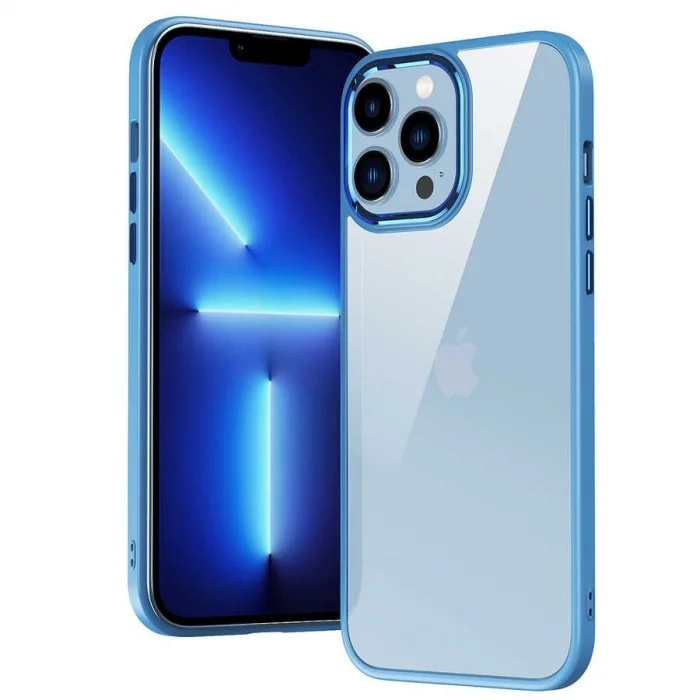 Apple iPhone 12 Pro Max Kılıf Zore Krom Kapak