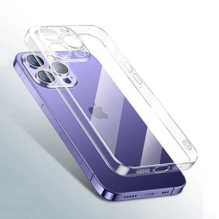 Apple iPhone 13 Pro Max Kılıf Şeffaf Sert PC Zore Vayt Kapak