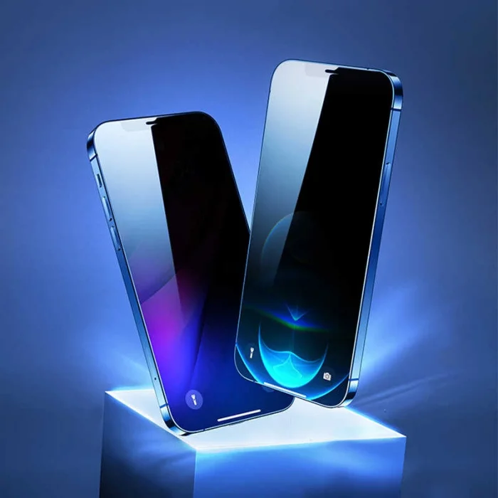 Apple iPhone 13 Pro Max Wiwu Easy İnstall iPrivacy Temperli Ekran Koruyucu