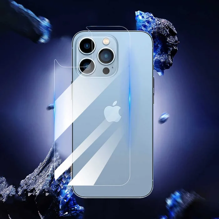 Apple iPhone 13 Pro Max Zore Back Maxi Glass Temperli Cam Arka Koruyucu