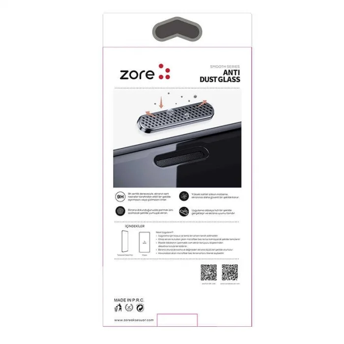 Apple iPhone 14 Zore Anti-Dust Temperli Ekran Koruyucu