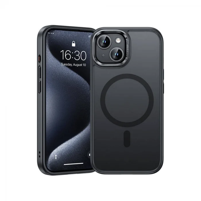 Apple iPhone 15 Kılıf M-safe Şarj Özellikli Benks Mist Protective Kapak
