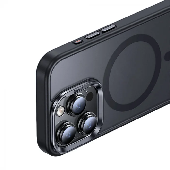 Apple iPhone 15 Pro Kılıf M-safe Şarj Özellikli Benks Mist Protective Kapak