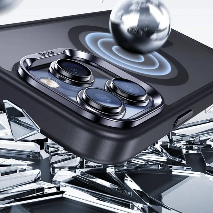 Apple iPhone 15 Pro Max Kılıf M-safe Şarj Özellikli Benks Mist Protective Kapak