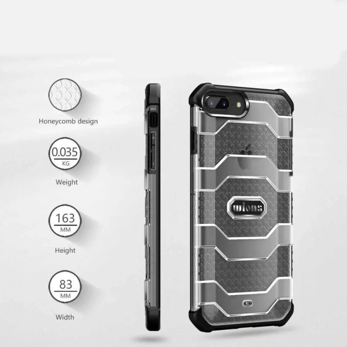 Apple iPhone 8 Plus Kılıf Wlons Mit Kapak
