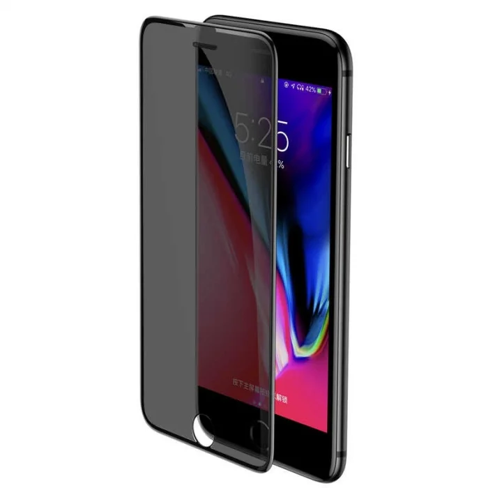 Apple iPhone 8 Plus Zore Anti-Dust Privacy Temperli Koruyucu