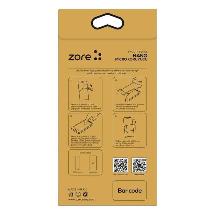 Apple iPhone SE 2022 Zore Nano Micro Temperli Ekran Koruyucu