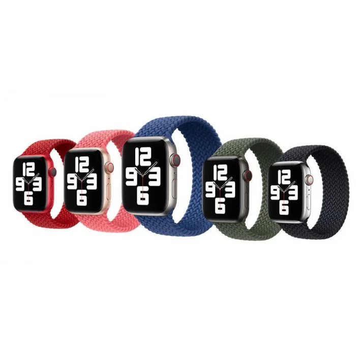 Apple Watch 42mm Wiwu Braided Solo Loop Medium Kordon