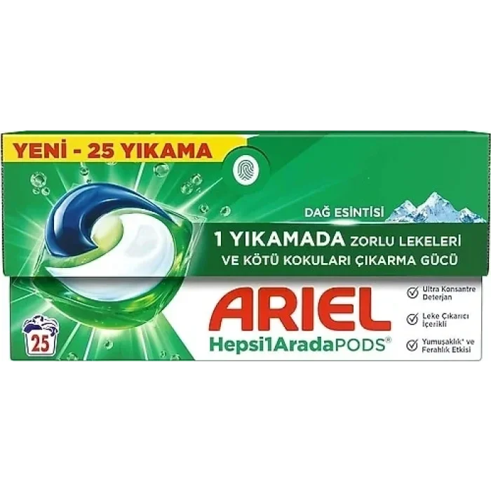 Ariel Yıkama Kapsü Lü Dağ Esinti 25 Li