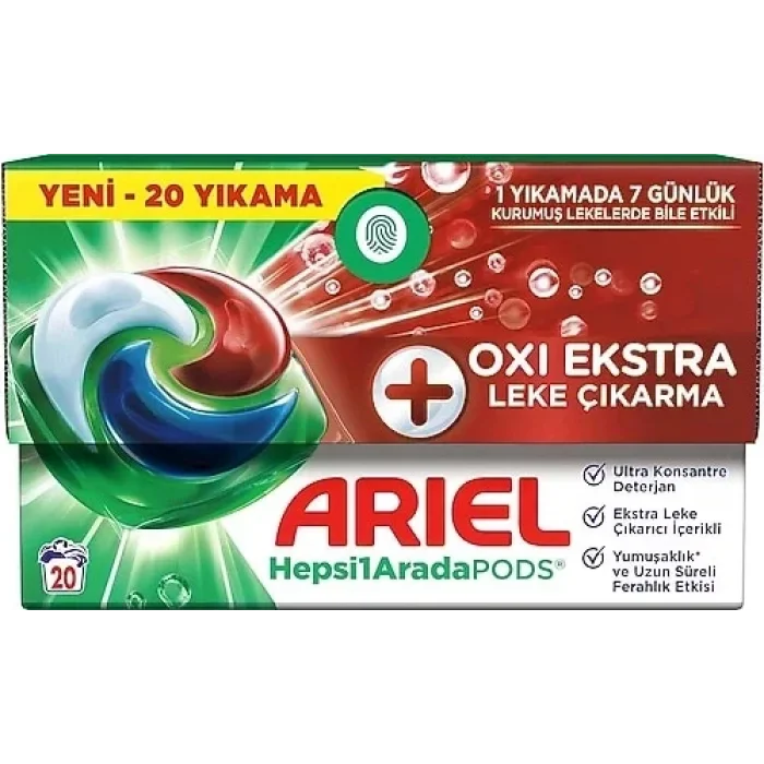 Ariel Yıkama Kapsü Lü Oxi 20 Li