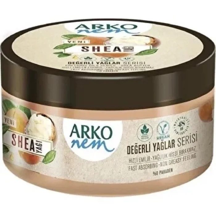 Arko Krem Nem Değer Li Yağ Shea Yağ 250Ml x 4 Adet