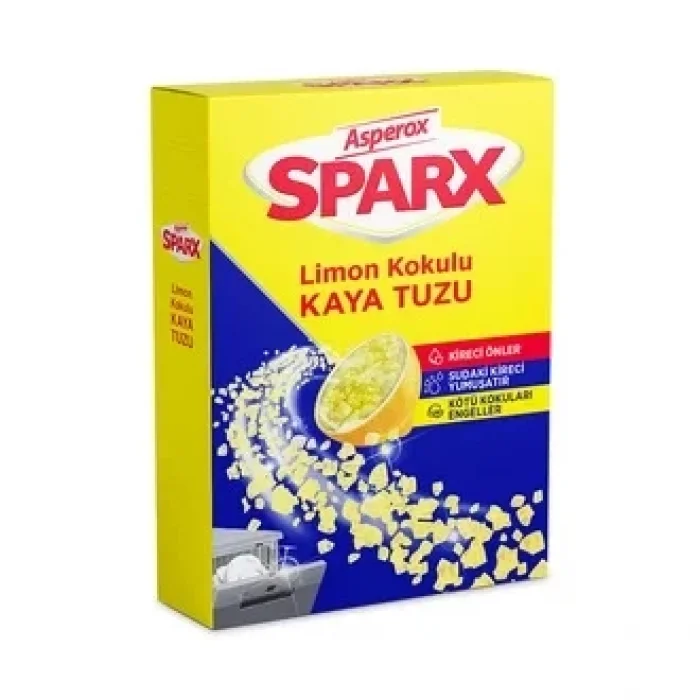 Asperox Sparx Makine Tuz  Limonlu 1,5 Kilogram