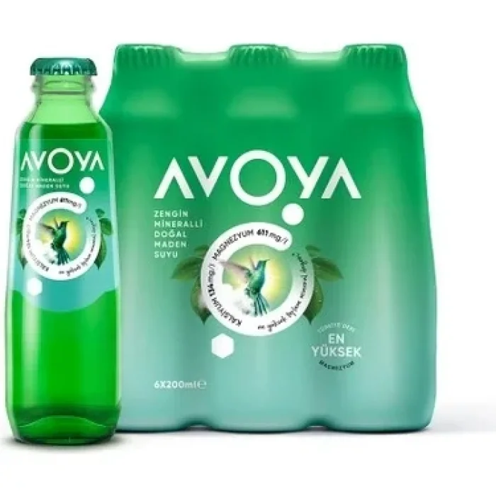 Avoya Sade Maden Suyu 200 Ml x 24 Adet