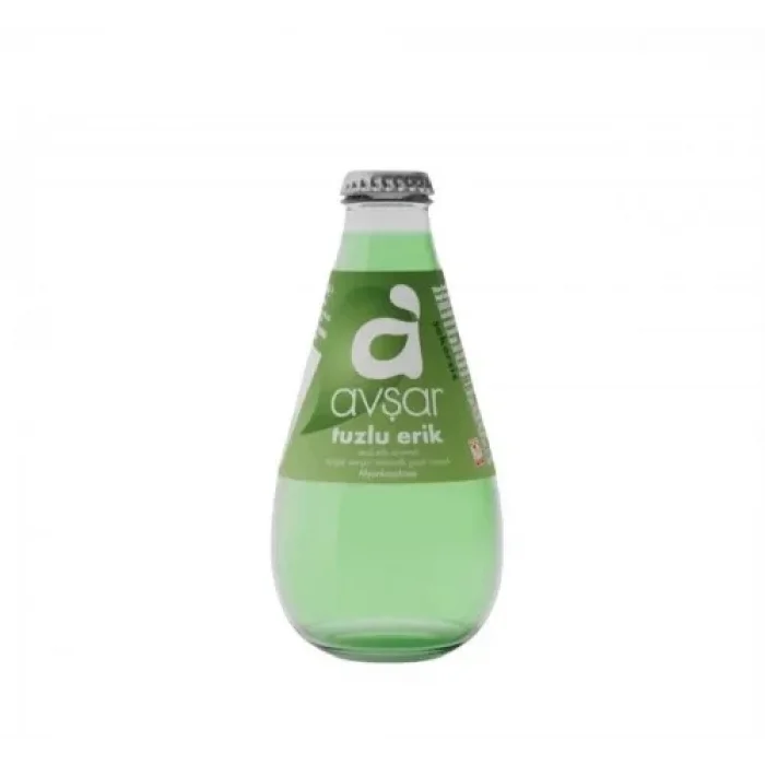 Avşar Soda Tuzlu Yeşil Erik 200 Ml x 24 Adet