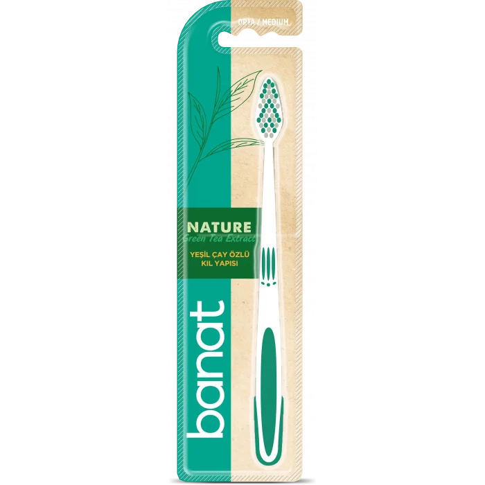 Banat Diş Fırçası Nature  Grameen Tea Orta x 12 Adet