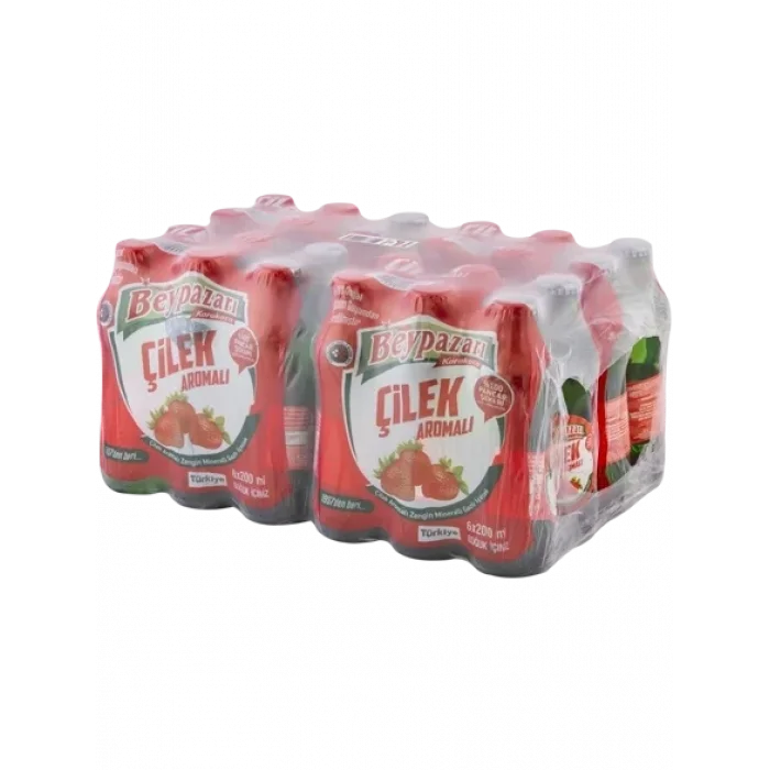 Beypazarı Soda Çilekli 200 Ml x 24 Adet