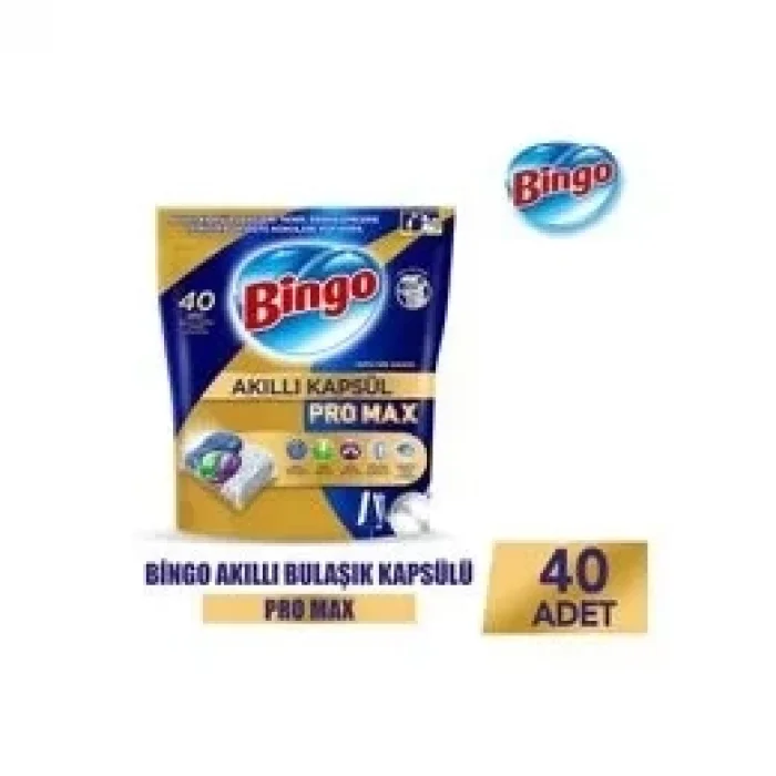 Bingo Bulaşık Tableti Pro Max 40lı