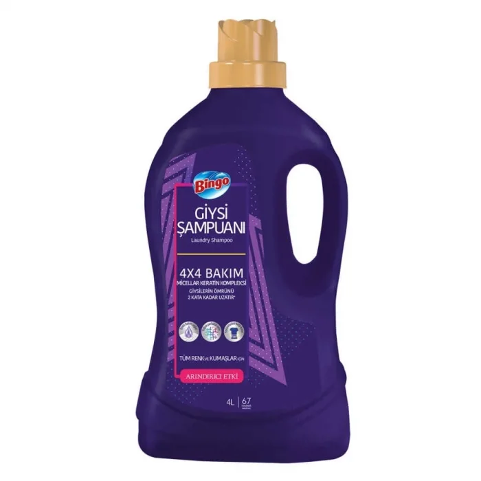 Bingo Giysi Şampuanı Arındırıcı Etki 4 Litre