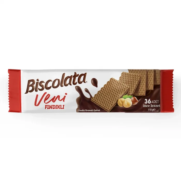 Biscolata Veni Fındık 110 Gram x 24 Adet