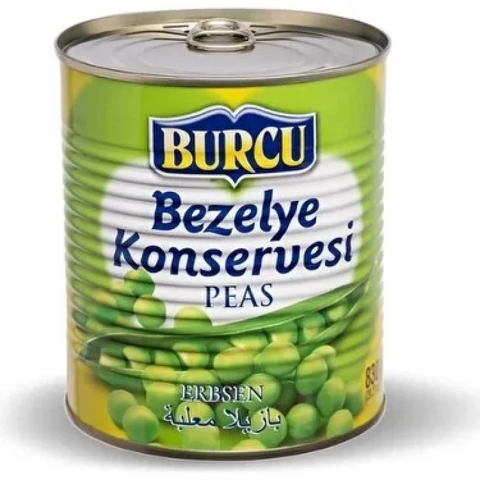 Burcu Bezelye Teneke 830 Gram