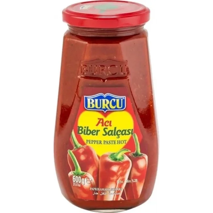 Burcu Biber Salça Acı 600 Gram