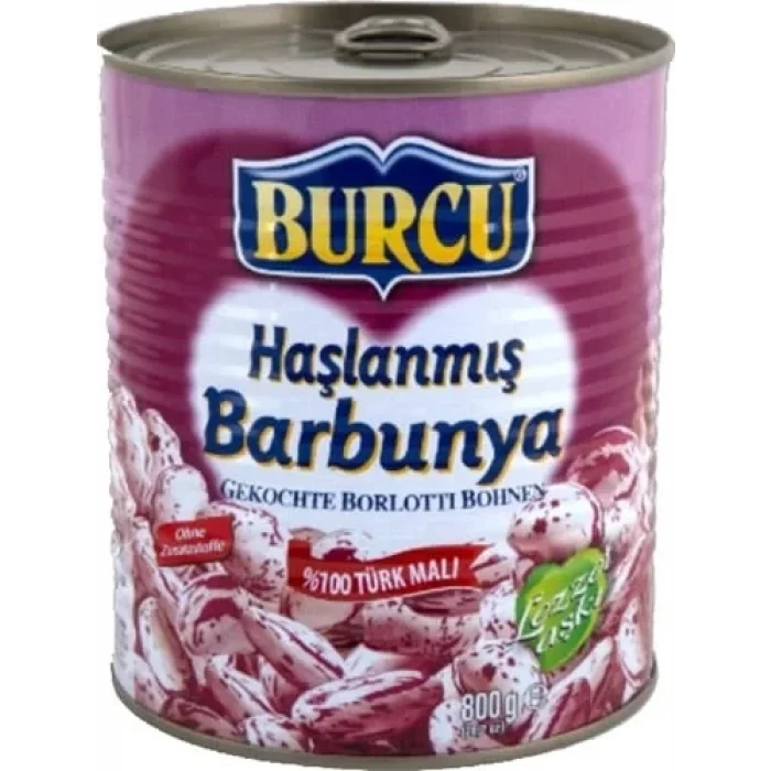 Burcu Haşlanmış Barbunya 800 Gram