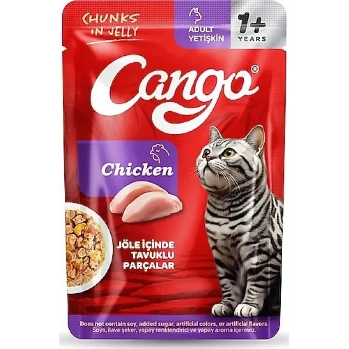 Cango Tavuklu Kedi Maması 80gr