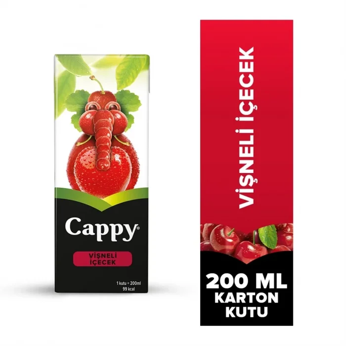 Cappy Meyve Suyu Vişne 200 Ml x 27 Adet