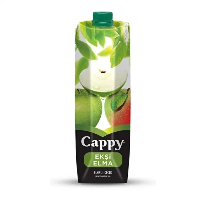 Cappy Nektar Ekşi Elma 1 Litre x 12 Adet