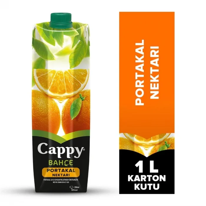 Cappy Nektar Portakal 1 Litre x 12 Adet