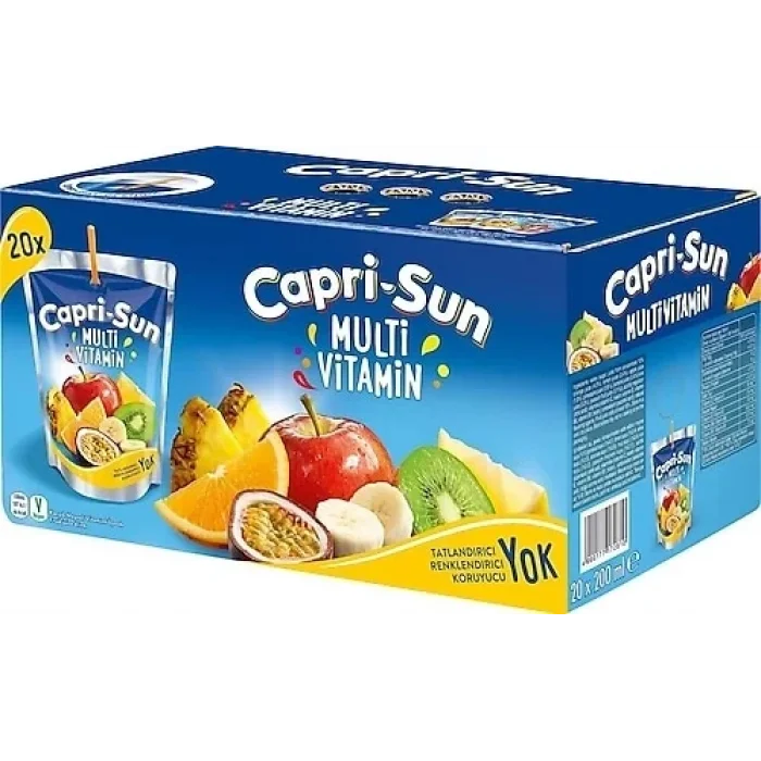 Capri-sun Multi Vitamin 200 Ml  x 20 Adet