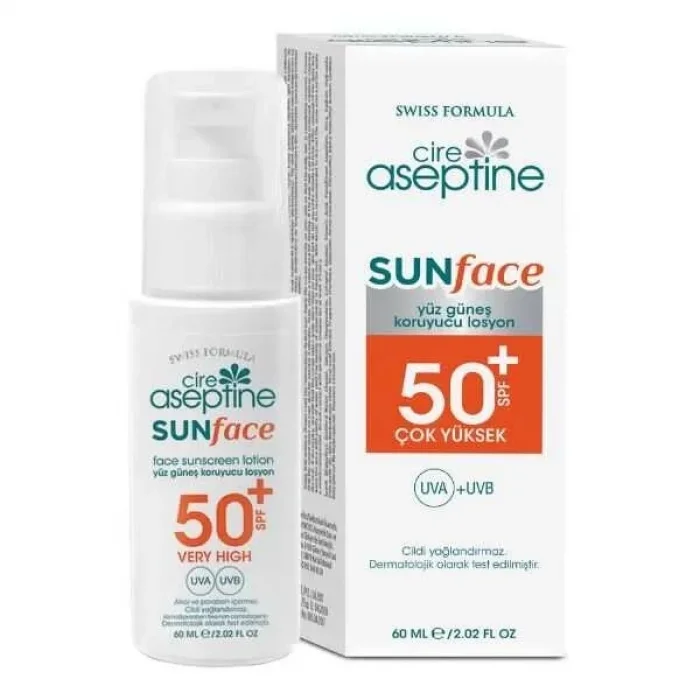 Cire Aseptine Sun Face 50+ 60 Ml
