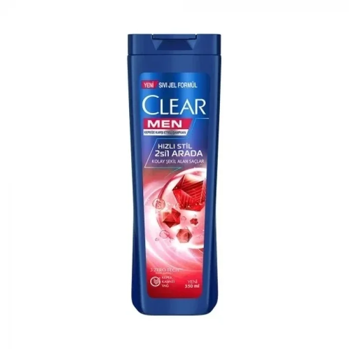 Clear Men Hızlı Stil 2si1 Arada 350 Ml x 5 Adet