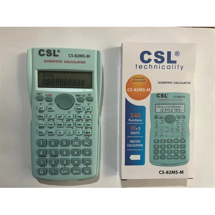 CSL CS-82MS-M Mavi Fonksiyonel Hesap Makinesi