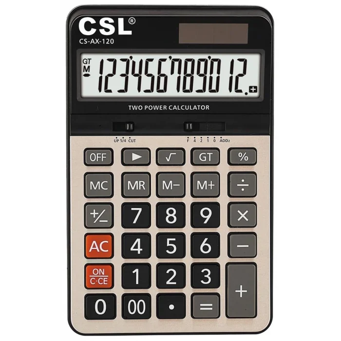 CSL CS-AX-120 12 Hane Masa Tipi Hesap Makinesi