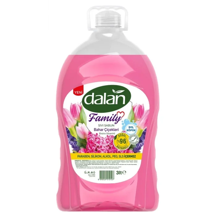 Dalan Sıvı Sabun Bahar Çiç. 3 Litre