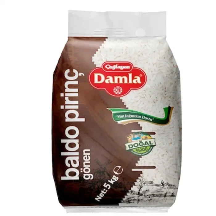 Damla Gönen Baldo Pirinç 5 Kilogram