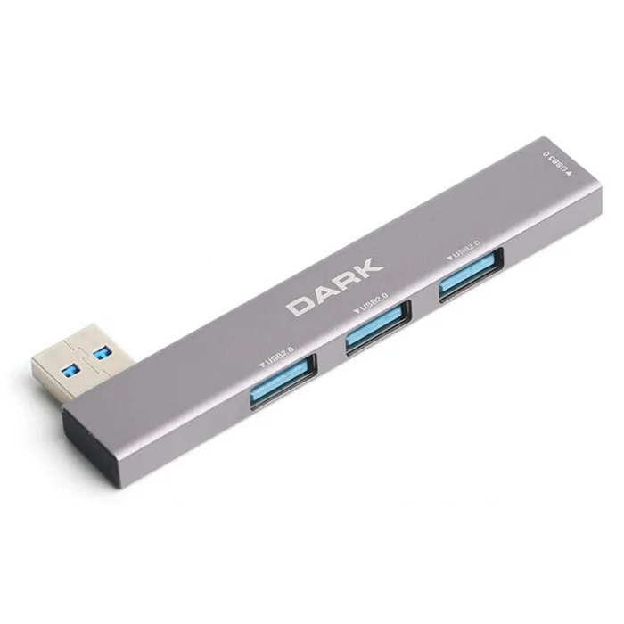 Dark DK AC USB34A 4 Port USB HUB USA-A 1XUSB-A3.0 3XUSB-A2.0