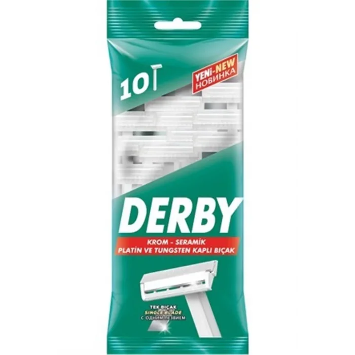 Derby Saplı Traş Bıçağı 10 Adet
