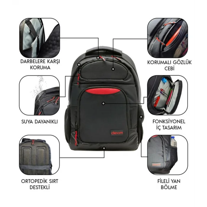 Dexim Premium 17, Notebook Sırt Çantası - DXBP40