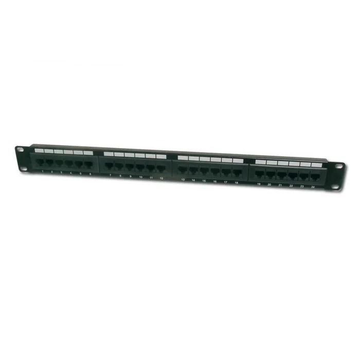 Teldata 24 Port Cat6 Utp Patch Panel Dolu